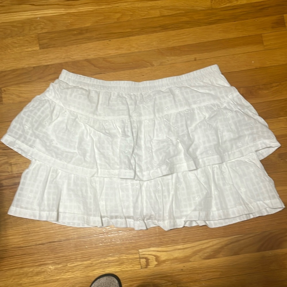 White Layered Universal Threads Skirt